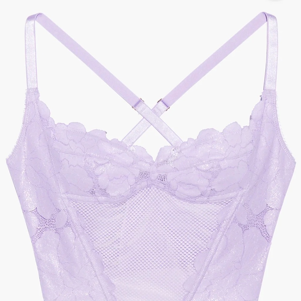 Savage X Fenty Floral Glow Lace Bustier